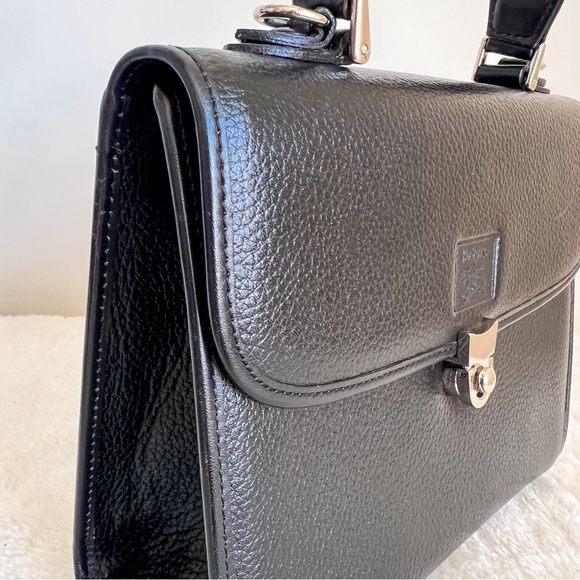 Burberry Leather Satchel Top handle Two Way Bag - Picture 6 of 16